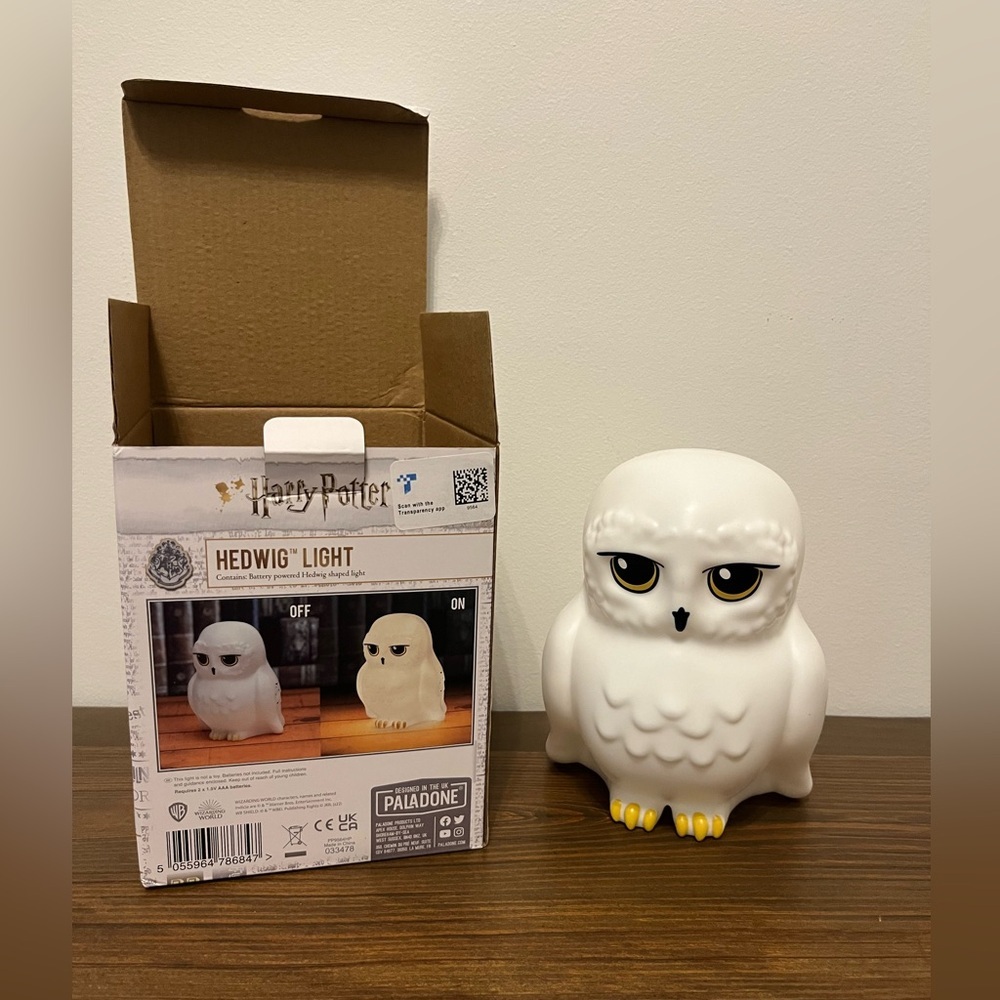 Paladone Harry Potter Hedwig Night Light - Harry Potter Decor - NIB